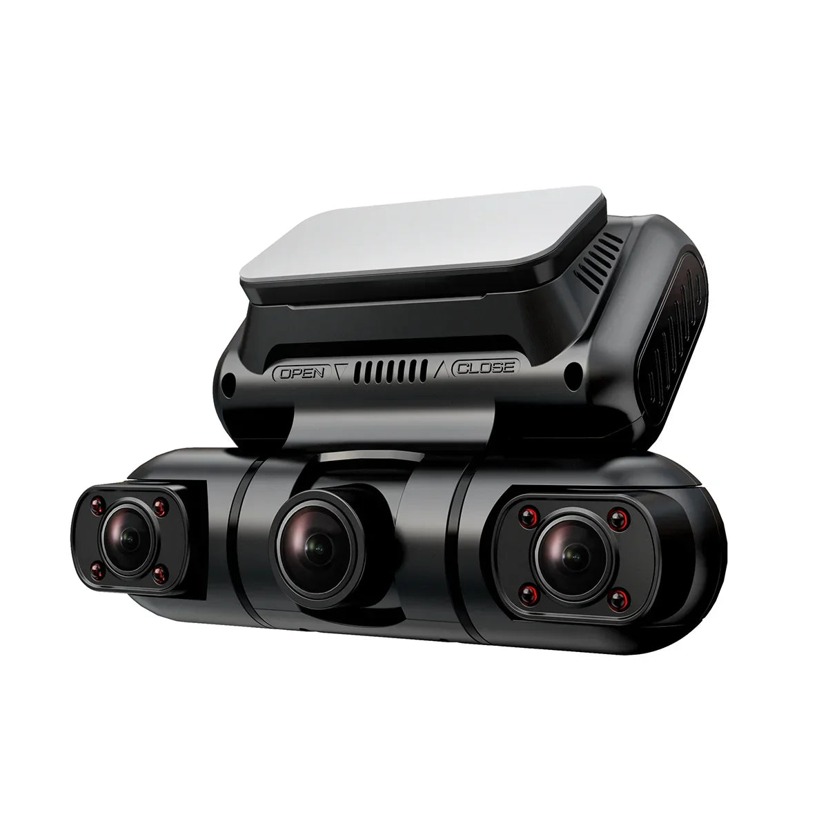 360° All-Around Dash Cam – 4-Lens FHD Coverage with Night Vision, G-Sensor & Parking Surveillance